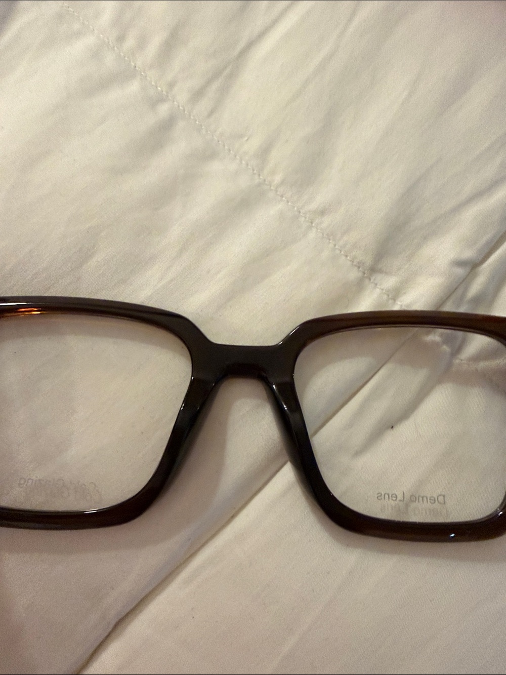 Nau Brown Square Frame Glasses with Red Case - Picture 3 of 8